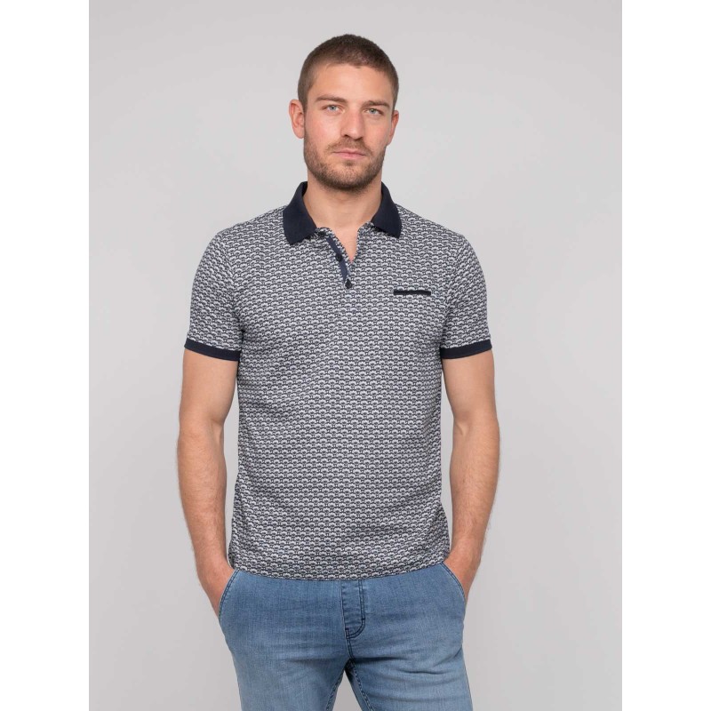 Polo Manches Courtes Coton Motifs Palaina, RITCHIE