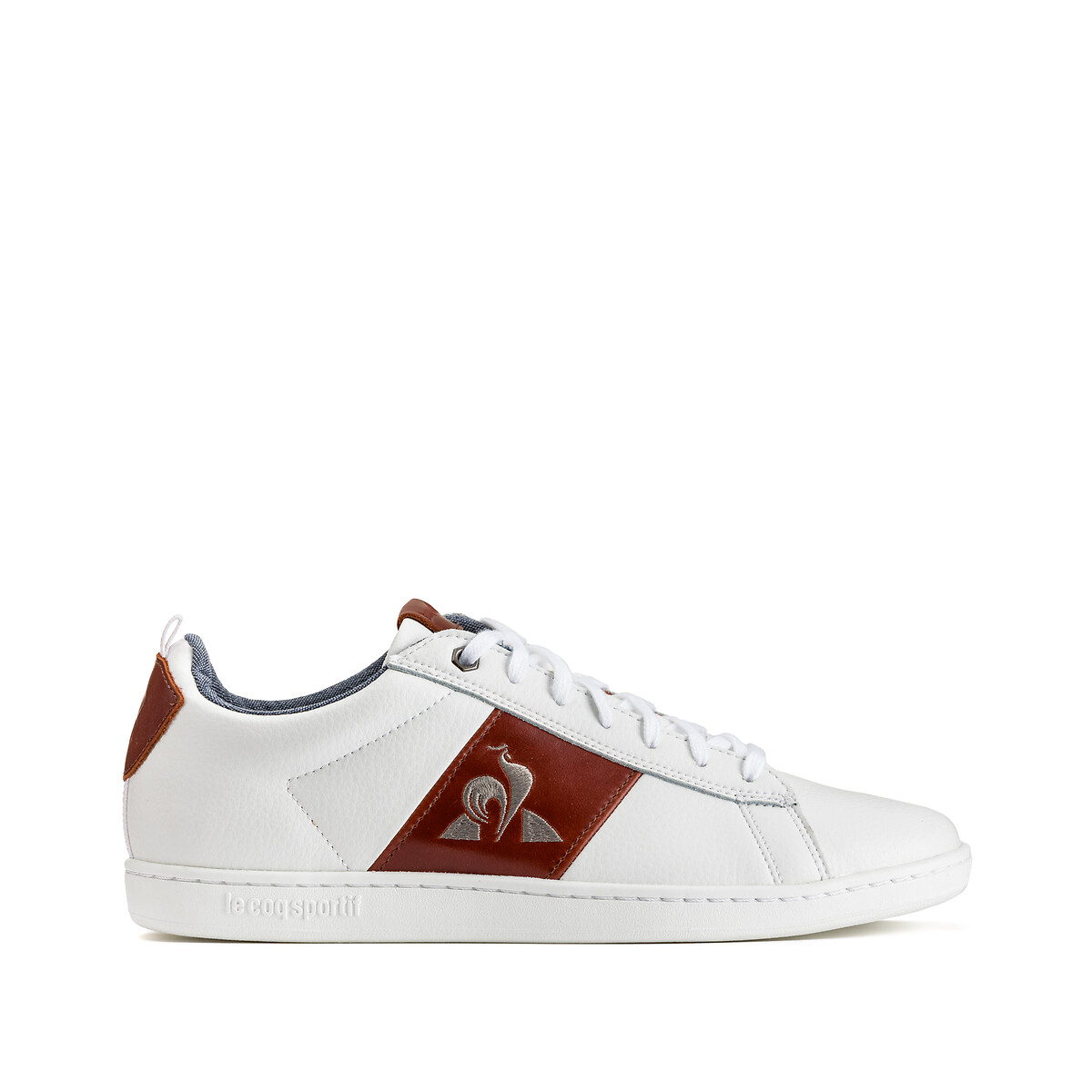 le coq sportif black leather shoes