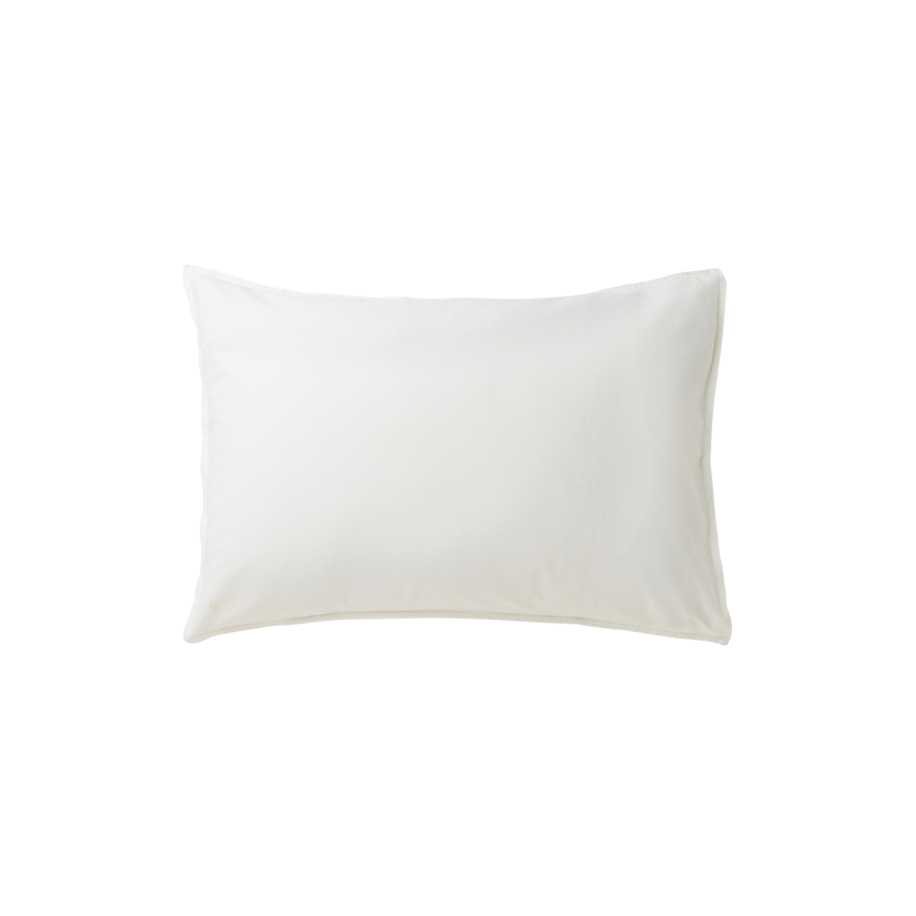 Taie d'oreiller rectangulaire ORIGINE, CARRE BLANC