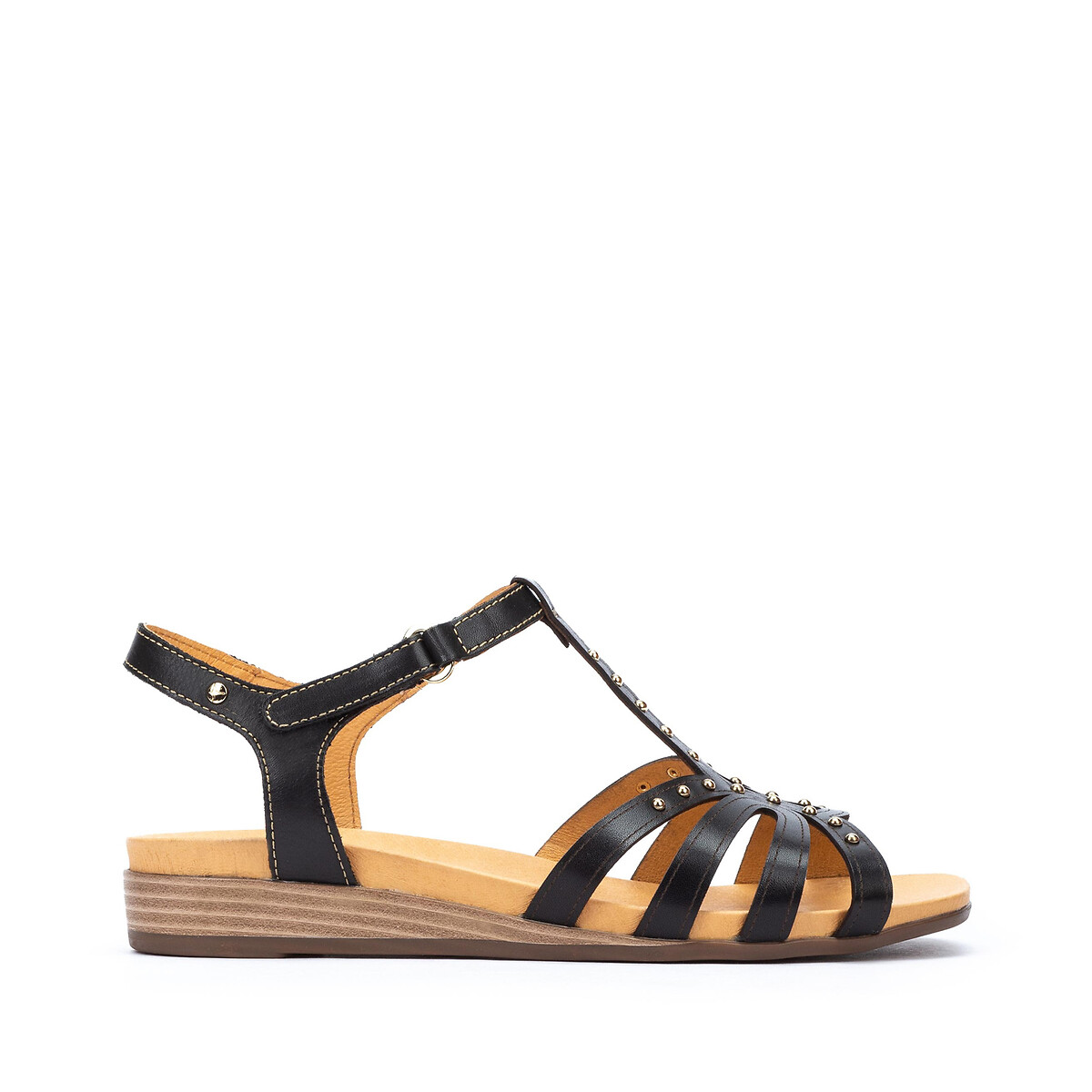 Ibiza leather sandals , black, Pikolinos | La Redoute