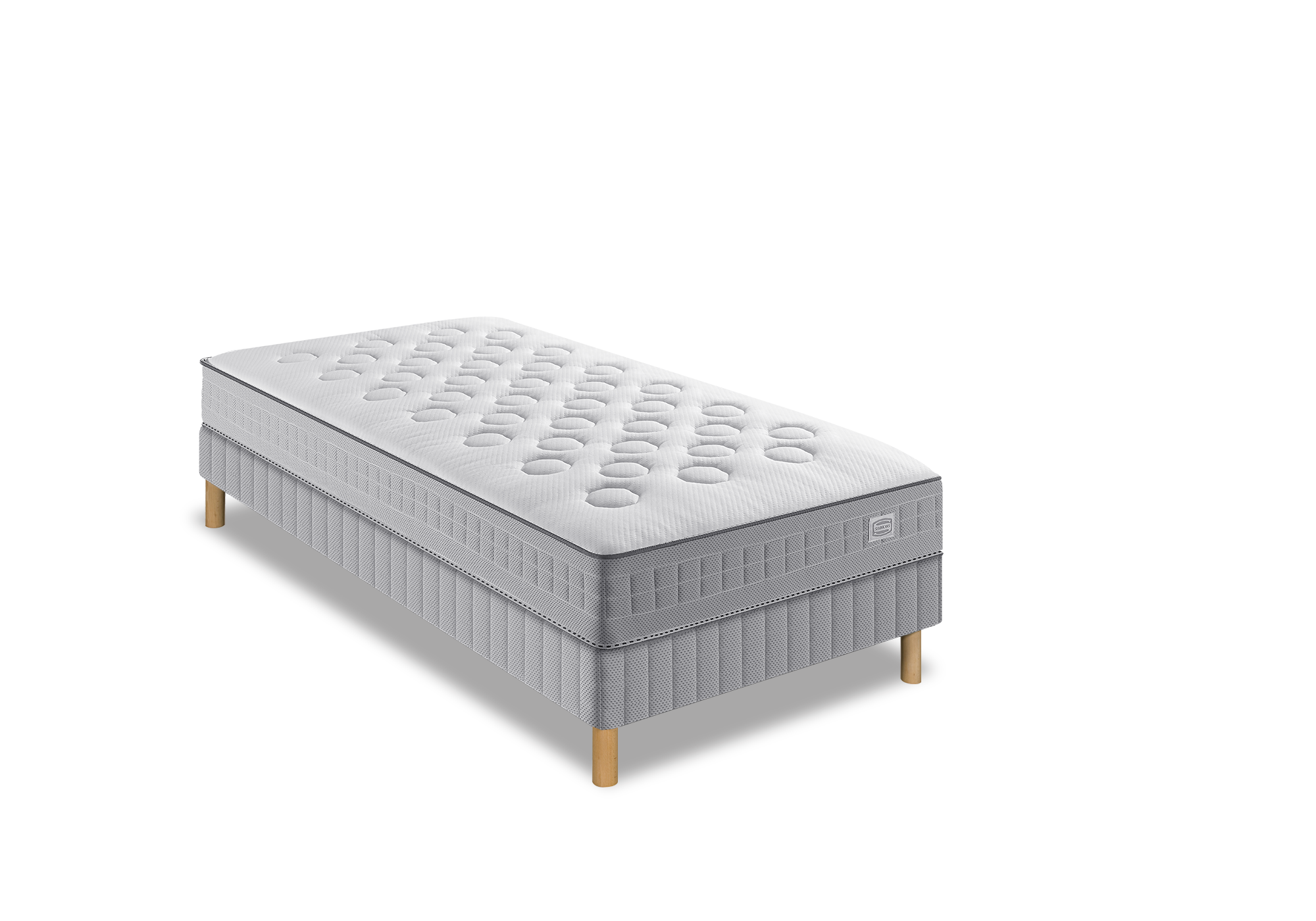 Ens INITIAL 140x190 matelas H23 ressort ensachés, ferme, sommier, SIMMONS