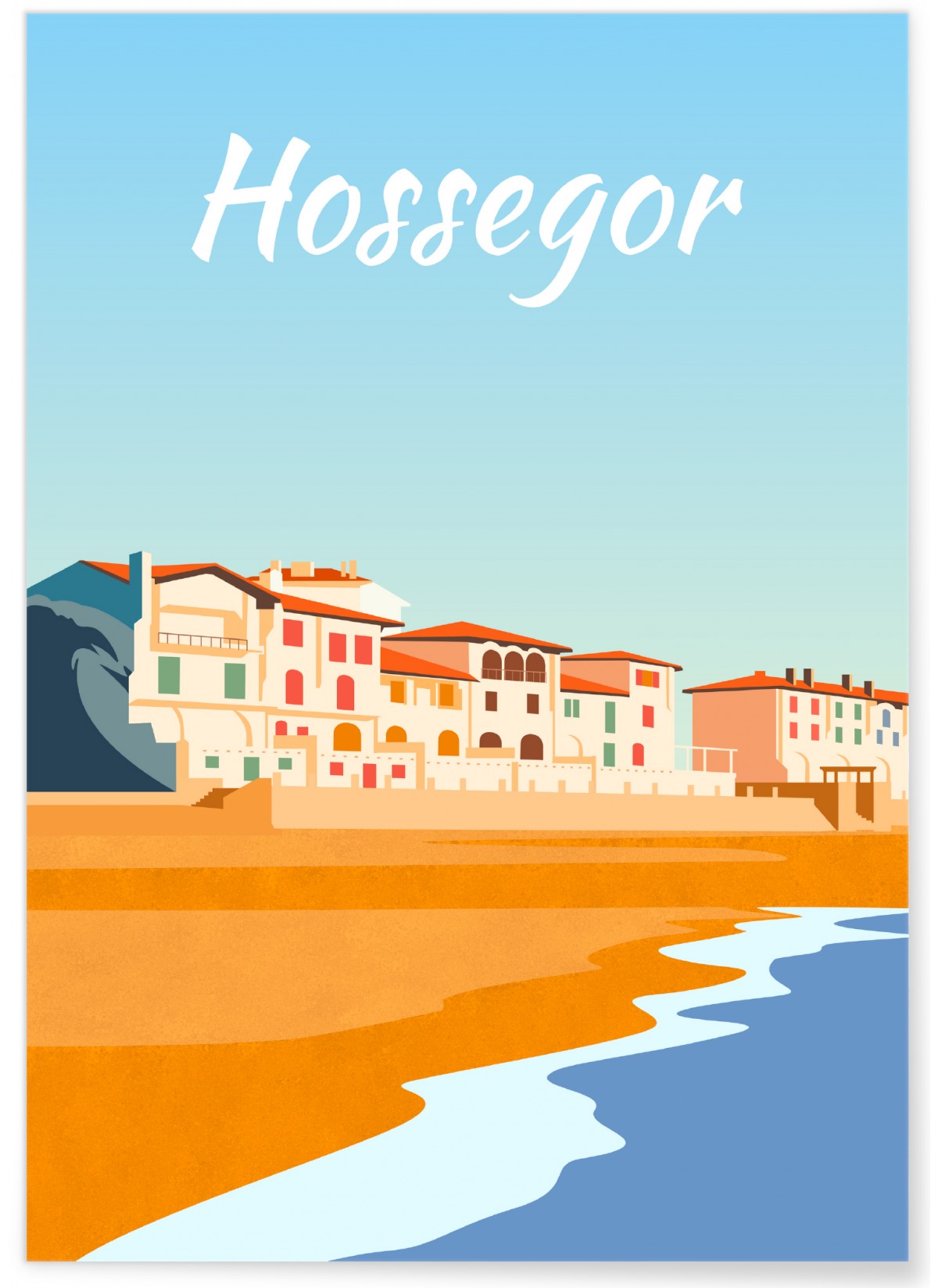 Affiche ville Hossegor, L'AFFICHERIE
