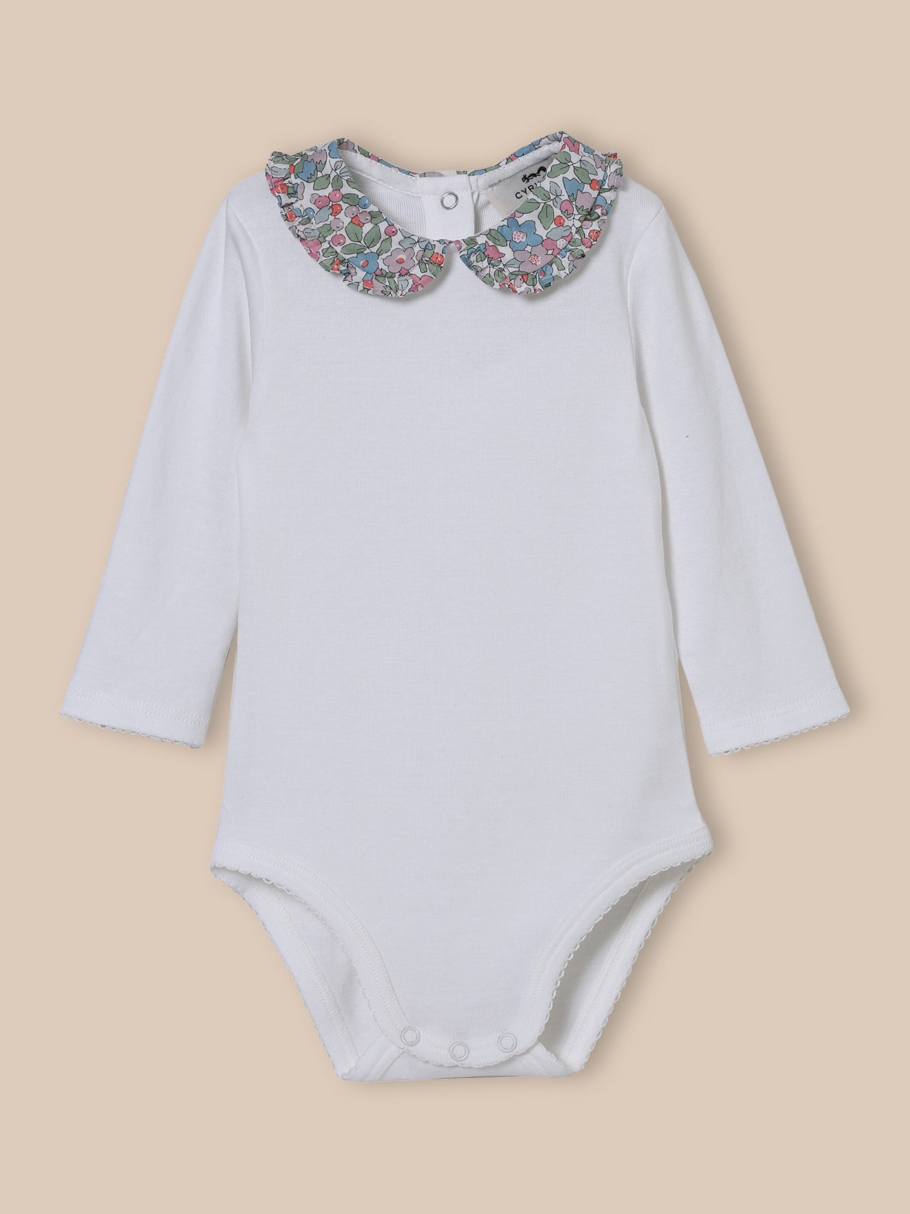 Body col en tissu Liberty - coton biologique, CYRILLUS