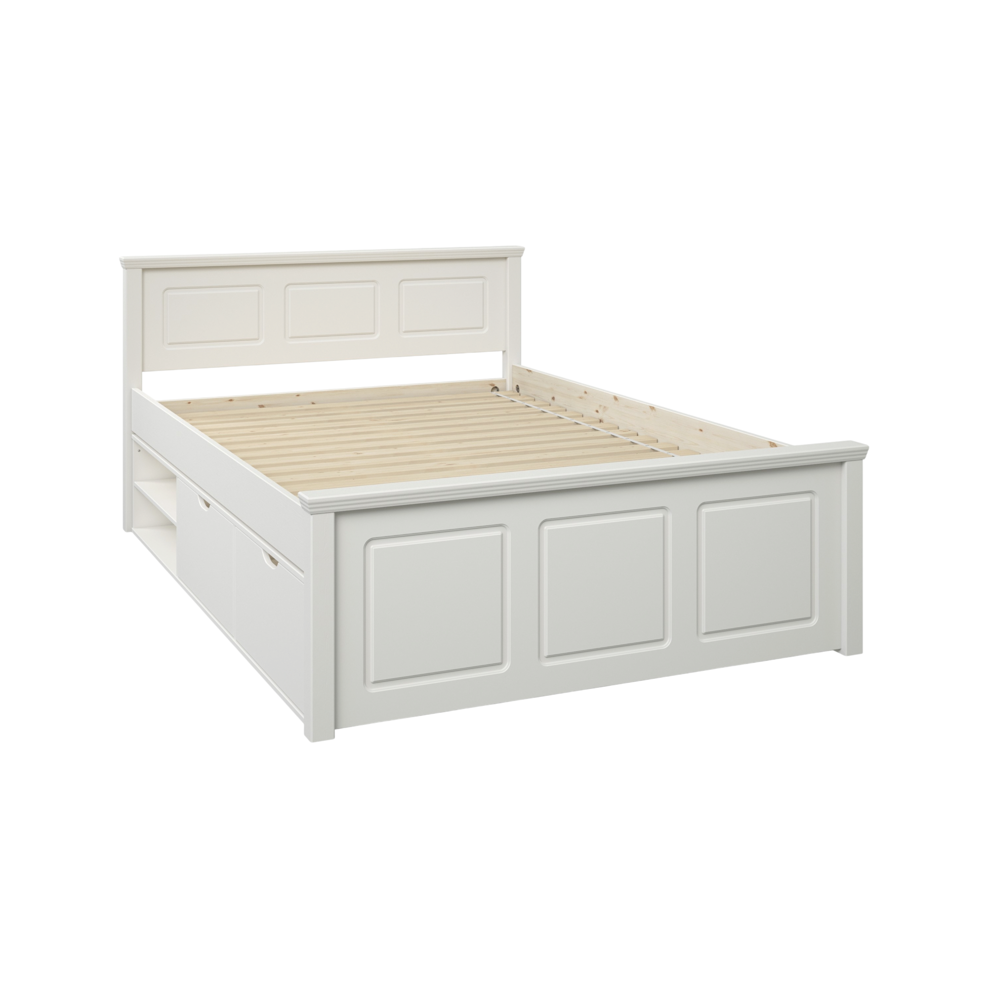 Lit rangement bois massif - THILIA, CAMIF