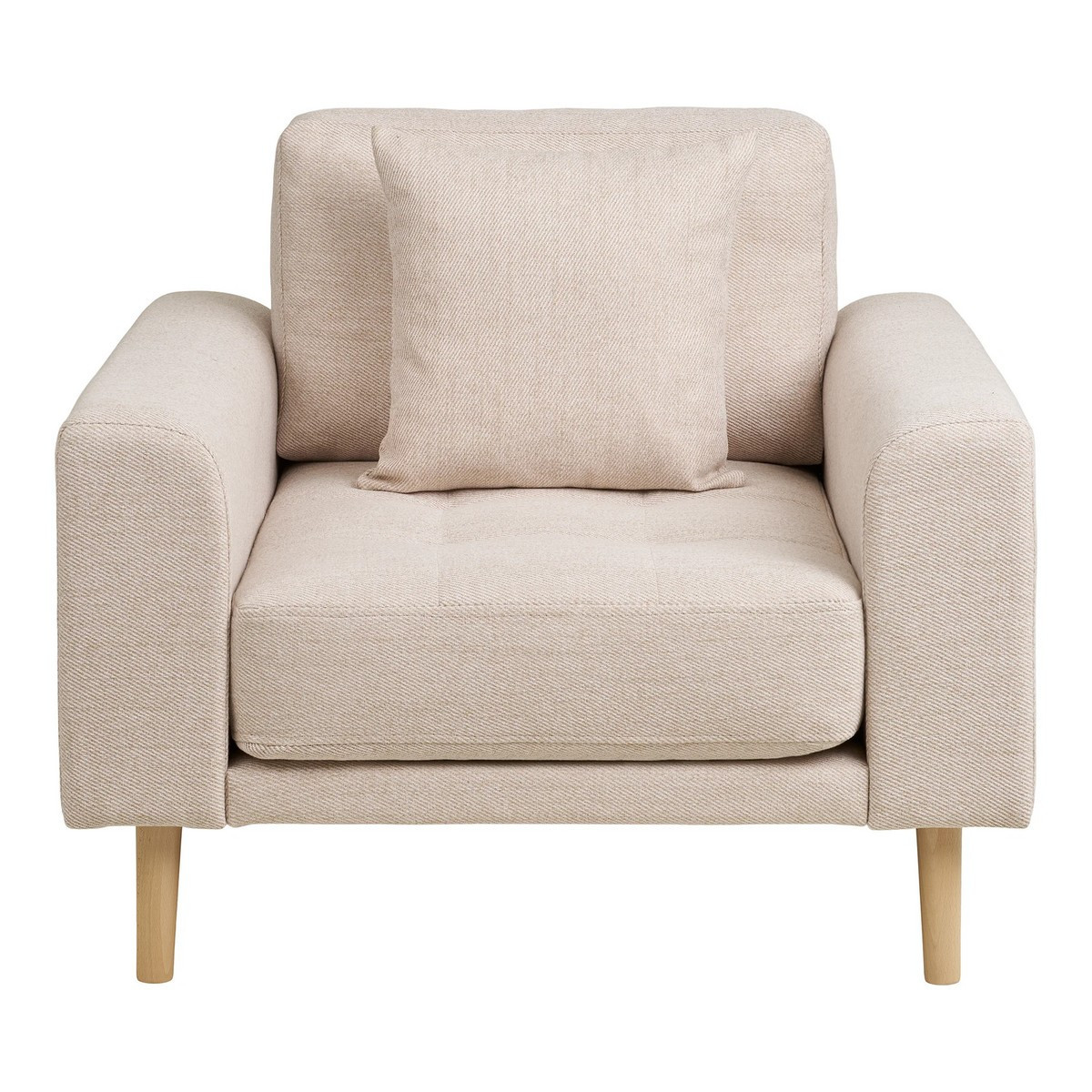 Fauteuil confortable tissu vert - LIDO, HOUSE NORDIC
