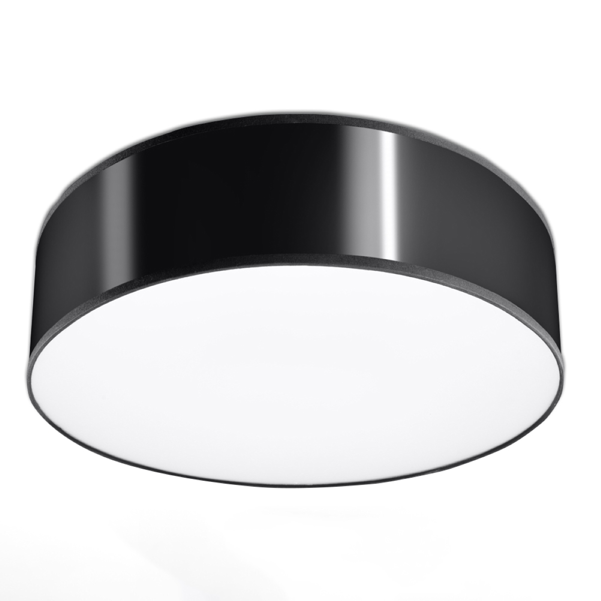 Plafonnier PVC Noir E27 2 Arena, EDEN