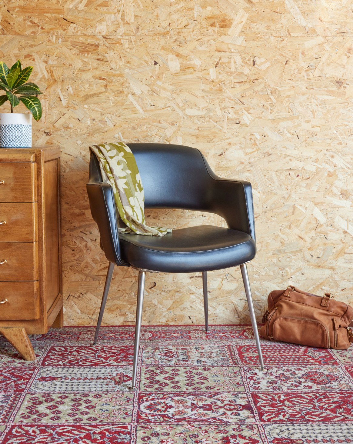 Fauteuil en chrome Jakob N°1258 - Bon état, DEBONGOUT