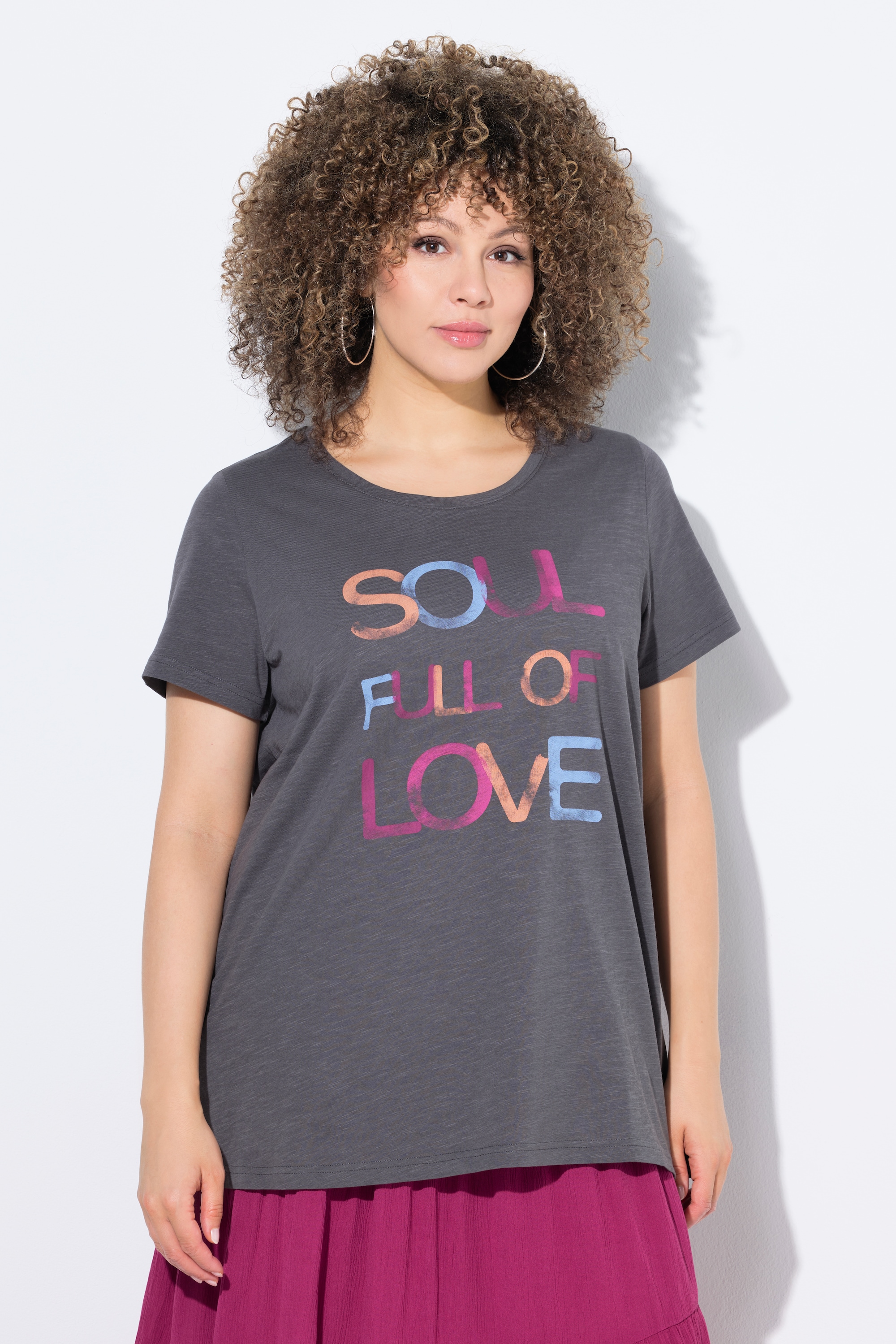 T-shirt avec message, ULLA POPKEN