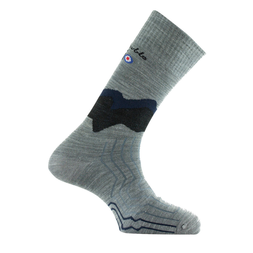 Mi-chaussettes La Double® en fils recyclés et laine, THYO