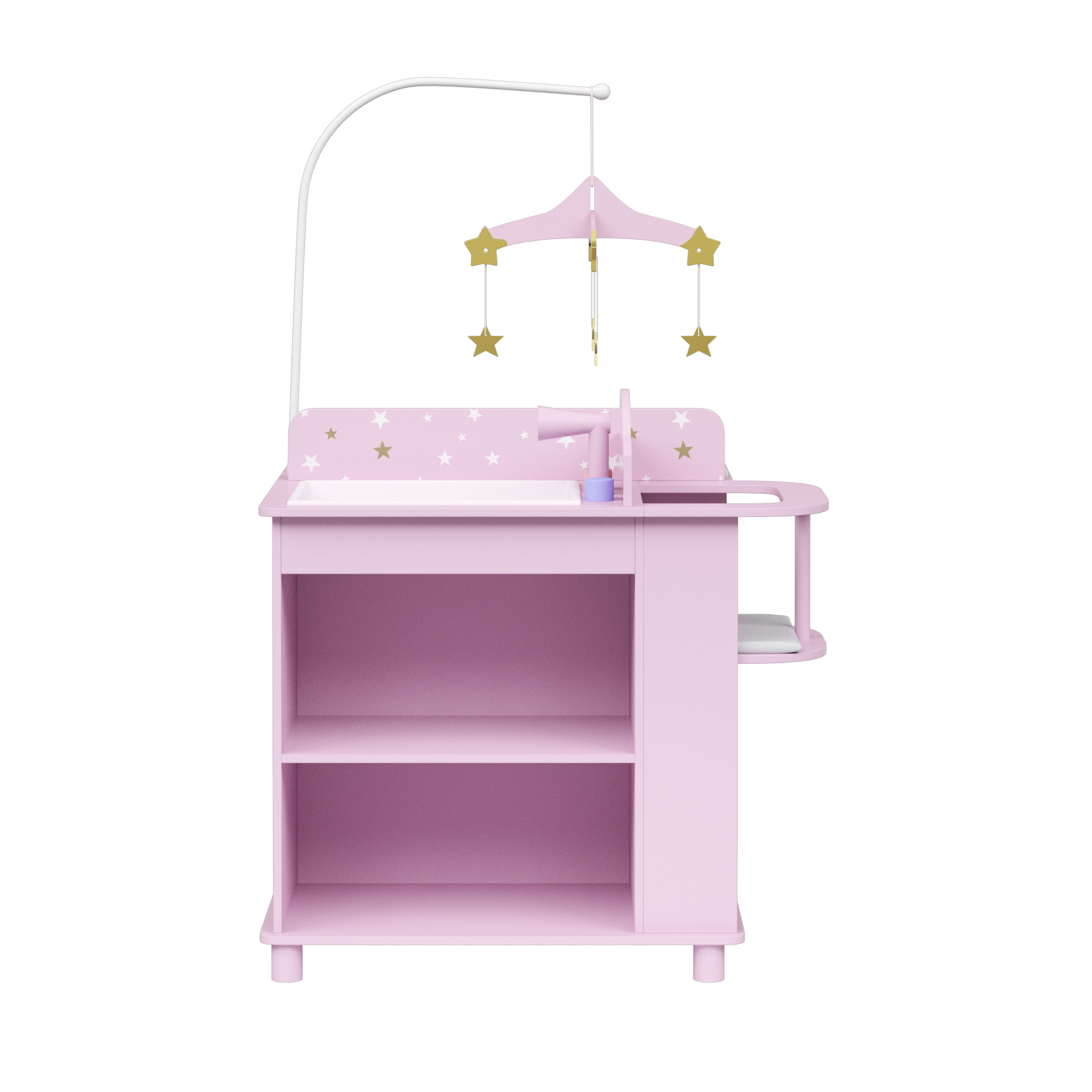Table à langer poupée avec rangement, TWINKLE STARS PRINCESS, TEAMSON KIDS