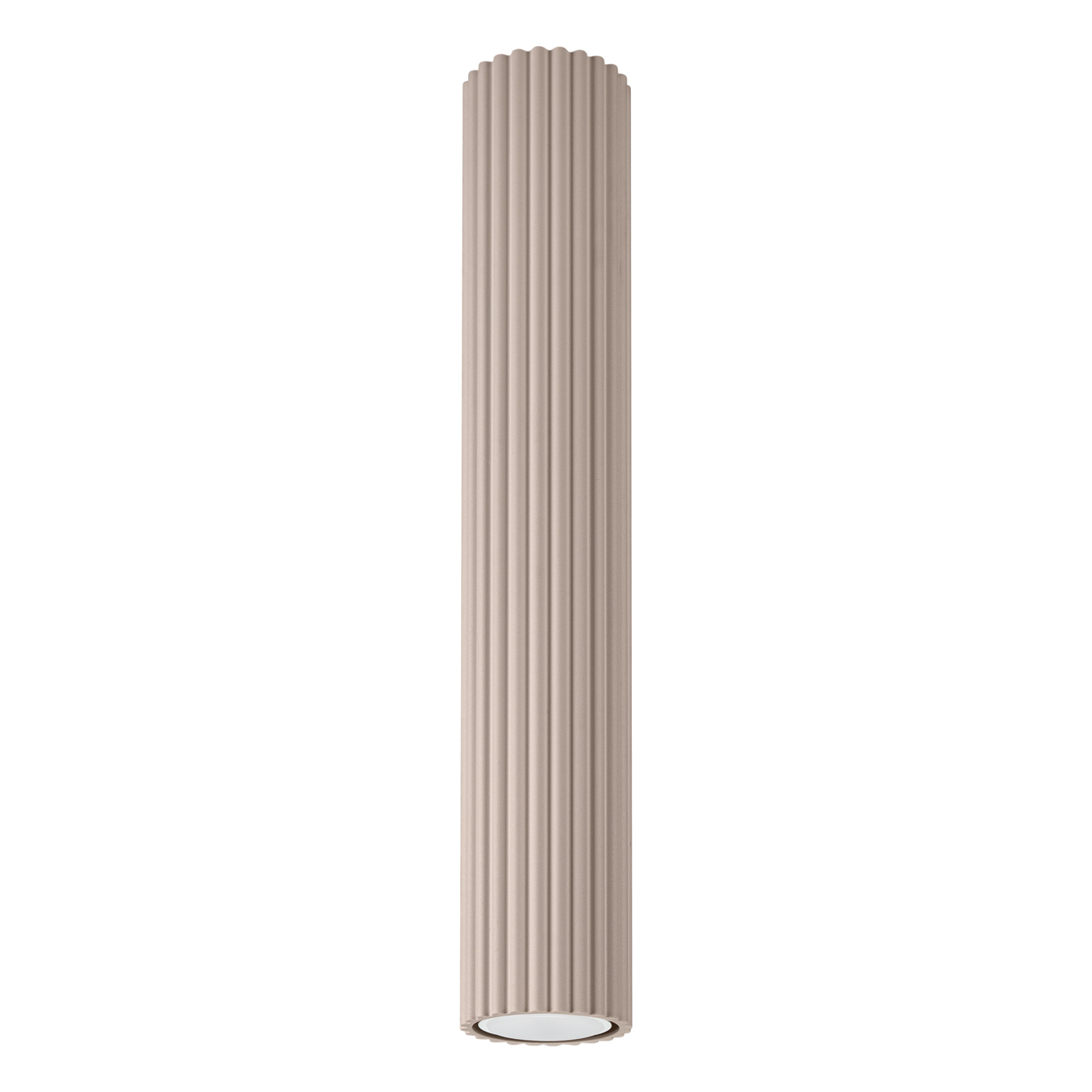 Plafonnier Aluminium Taupe GU10 1 Karbon, EDEN