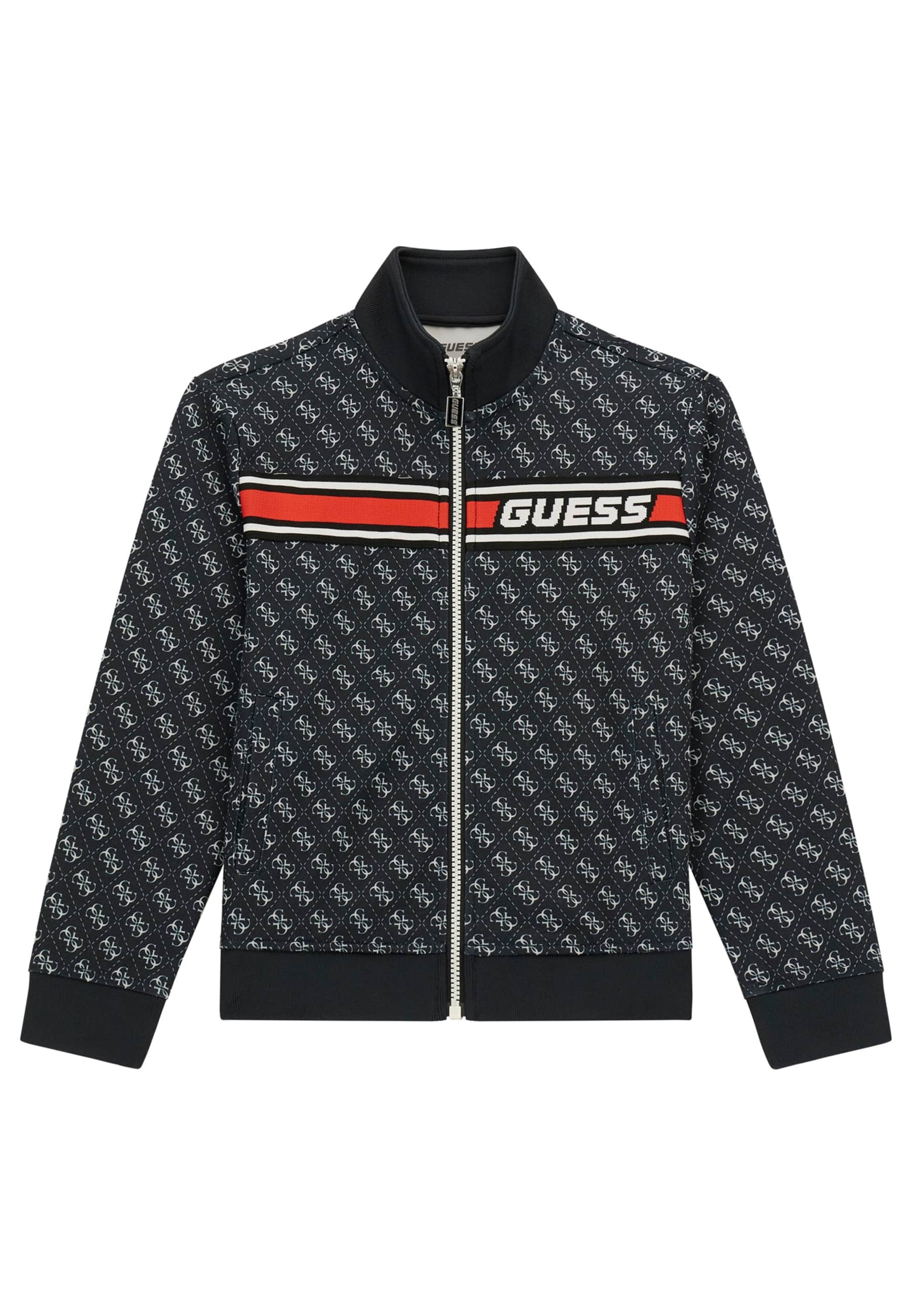 Sweat-shirt Guess Homme - Modèle Stretch élastique Avec Logo Frontal, Référence M0YQ37K7ON0, Neuf Avec étiquettes