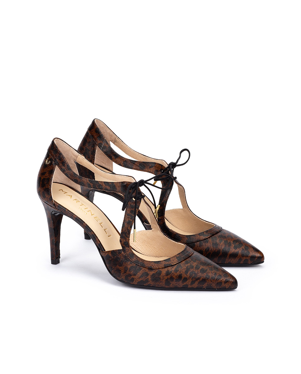 Escarpins Thelma Martinelli En Cuir Véritable - Talon Aiguille 9cm