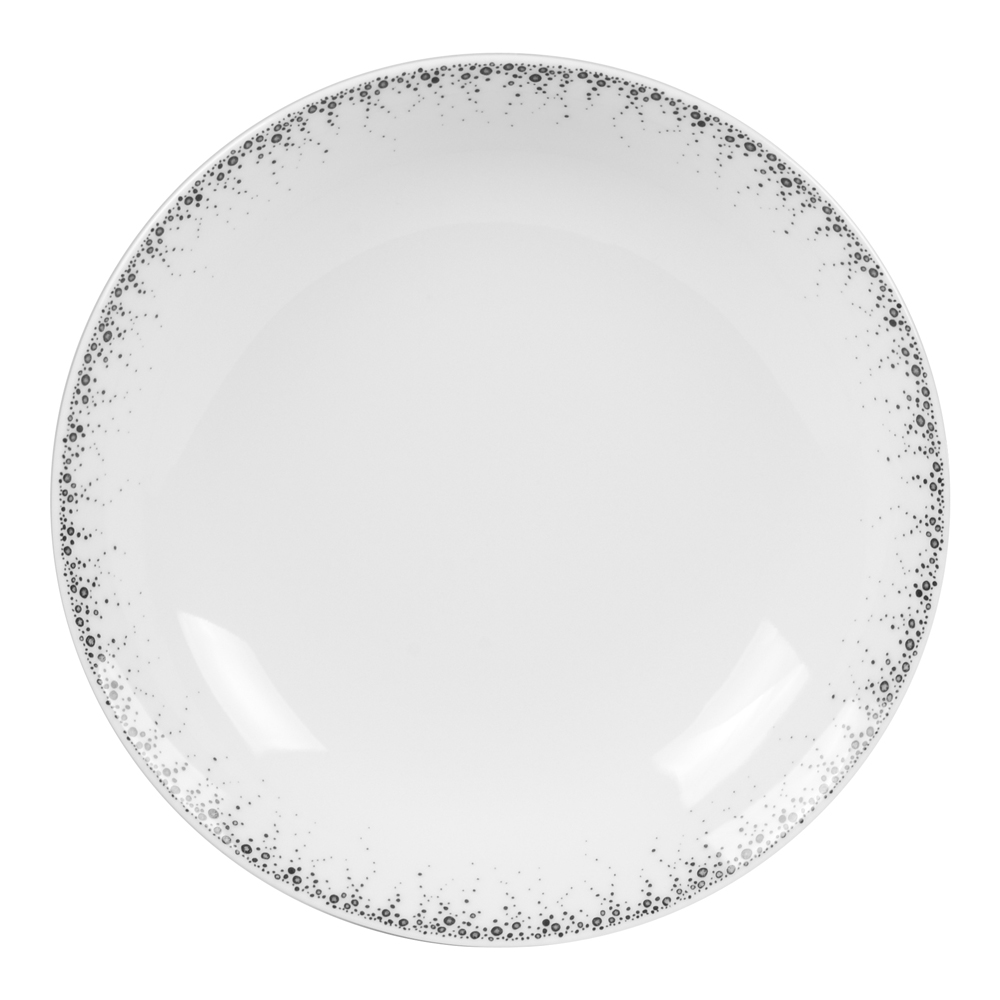 Assiette creuse Boréalis gris 20 cm (lot de 6), TABLE PASSION
