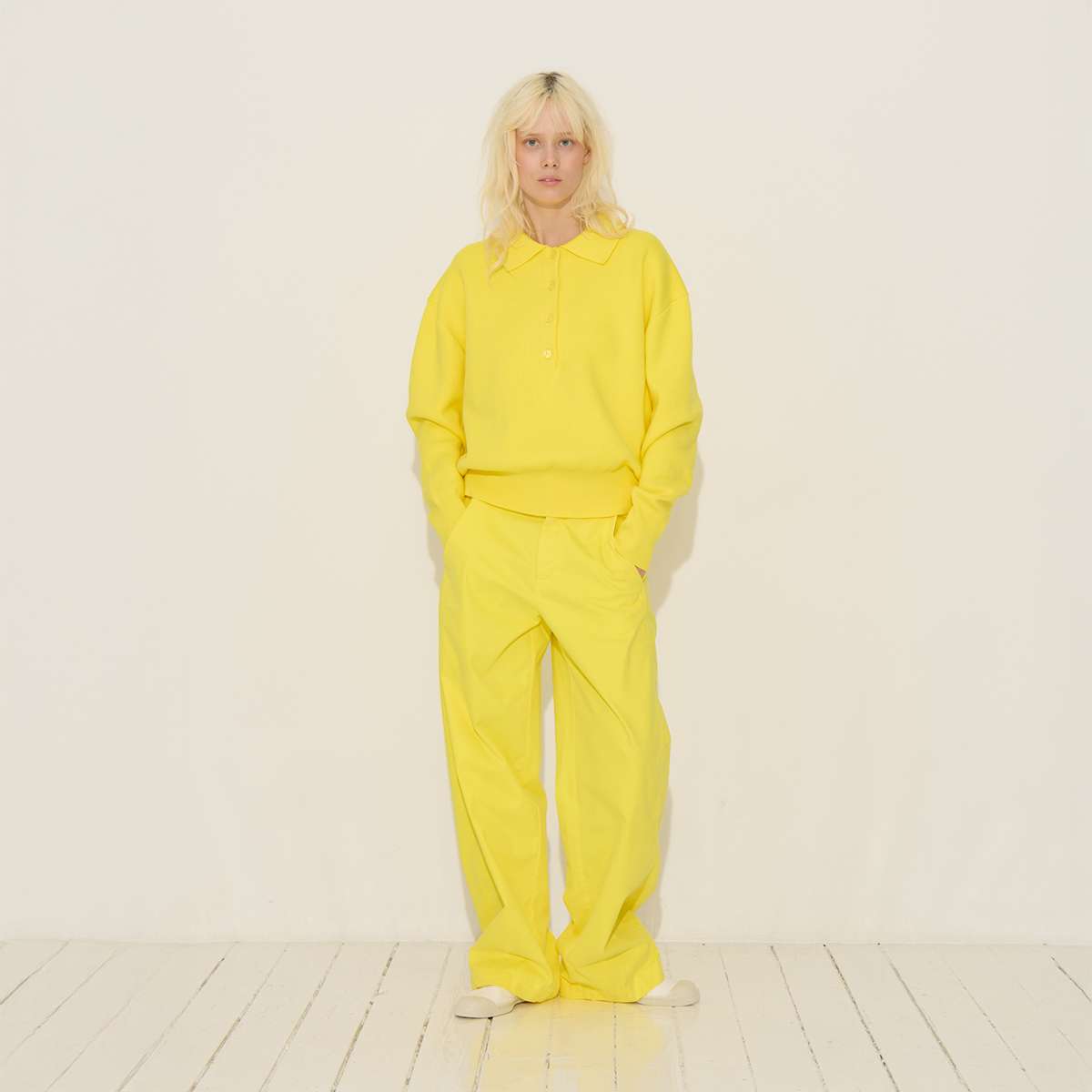 Pantalon large en coton PERINE, BENSIMON