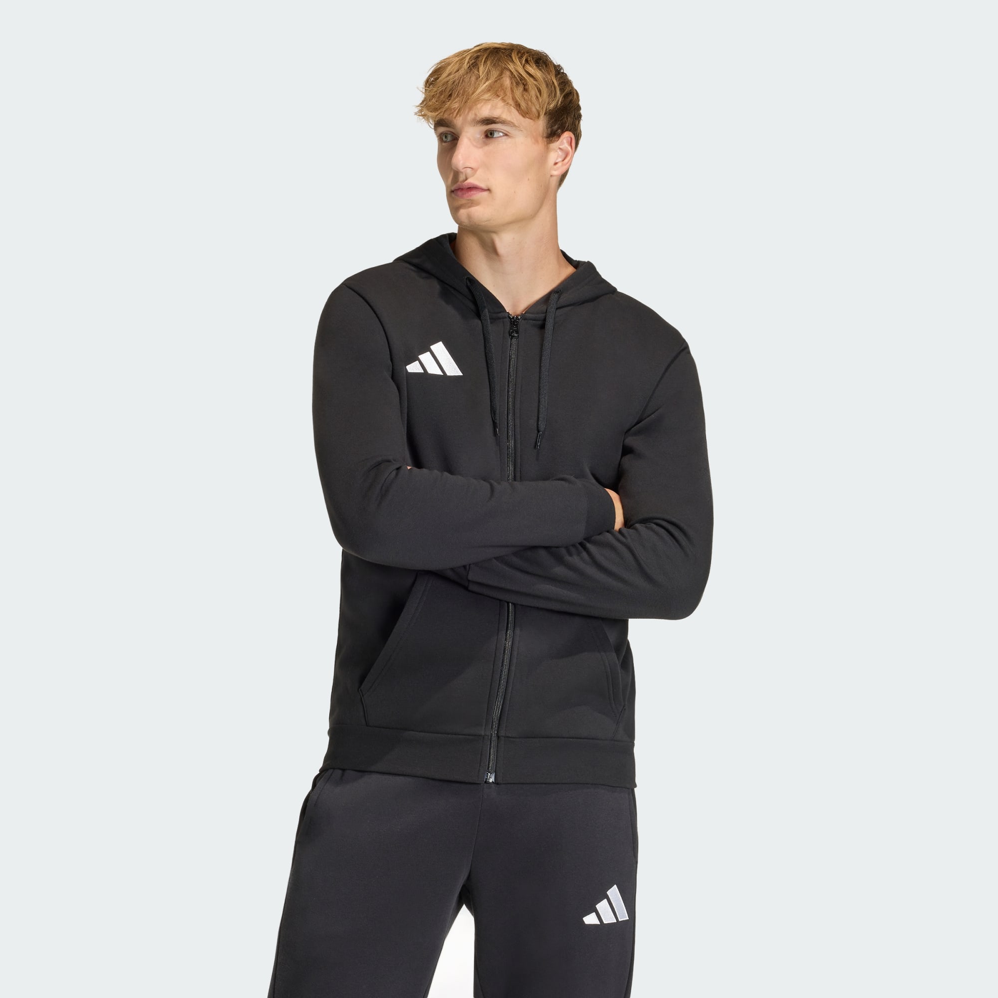 Veste À Capuche Zippée Entrada26, adidas Performance