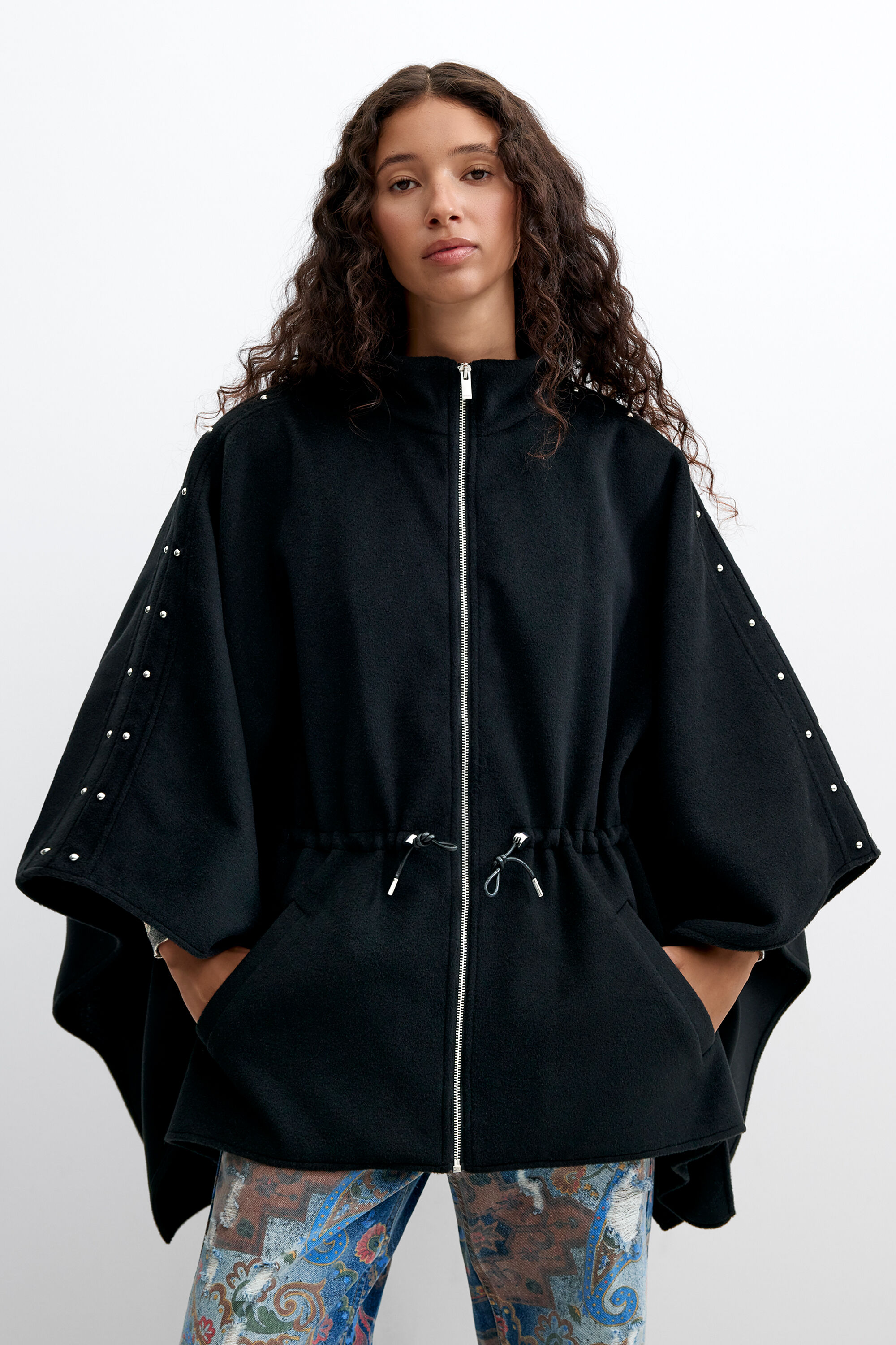 Poncho Cordons Piercing, DESIGUAL