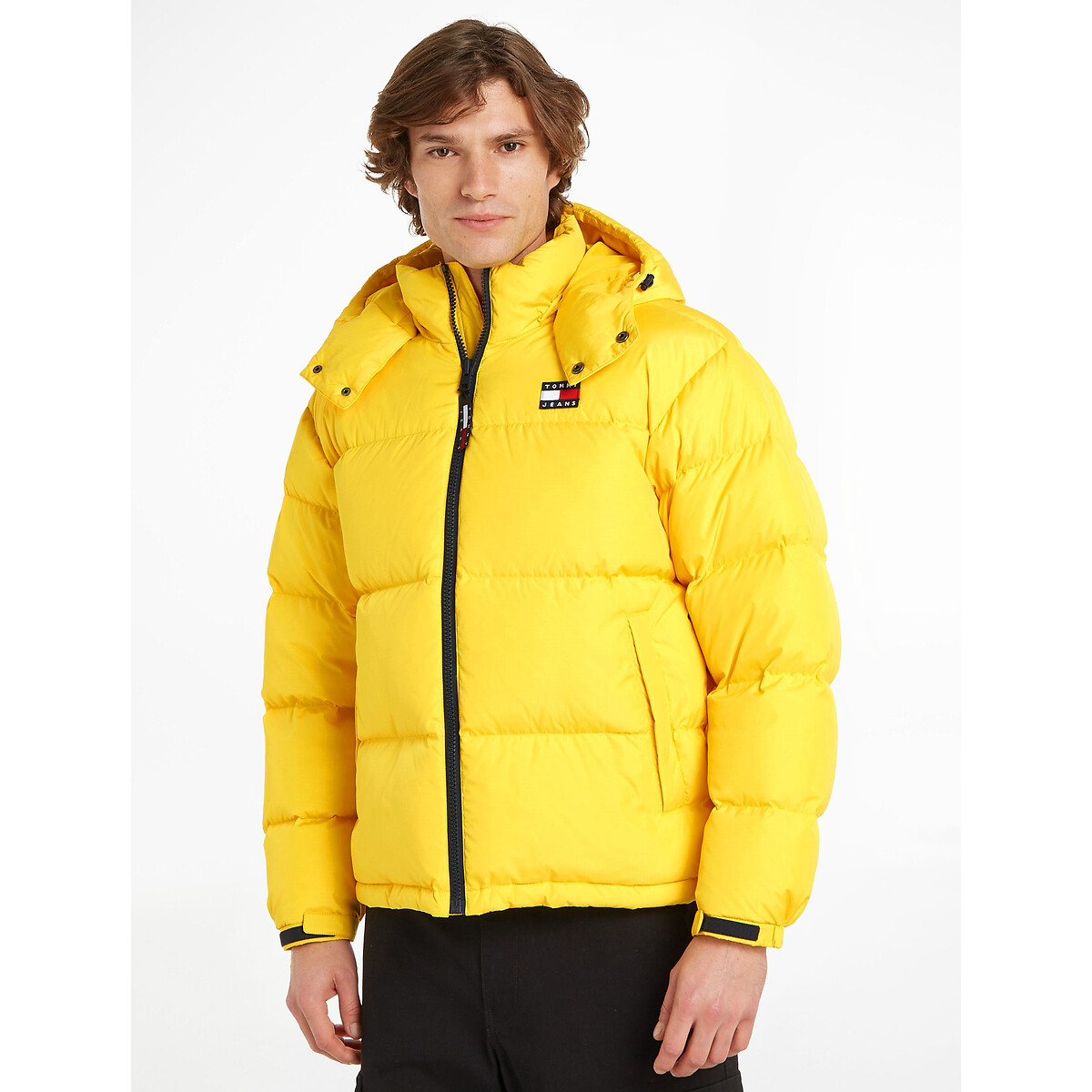 Image of Alaska Padded Puffer Jacket with Hood and Zip Fastening