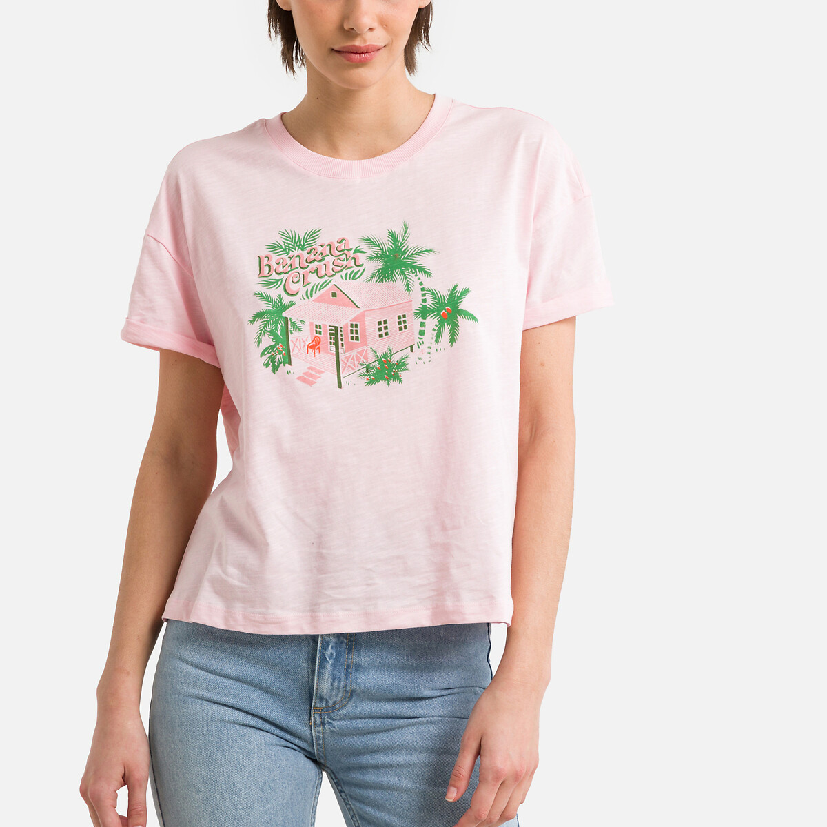 La redoute tee 2024 shirt femme manches courtes