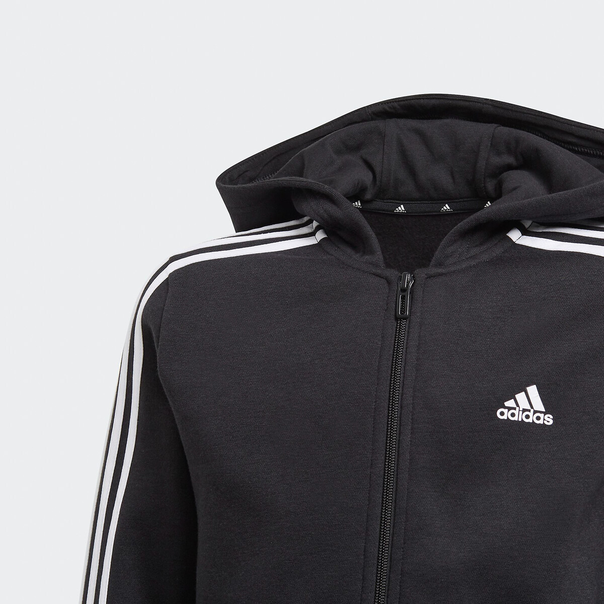 Chaqueta con capucha essentials negro Adidas Performance | La Redoute