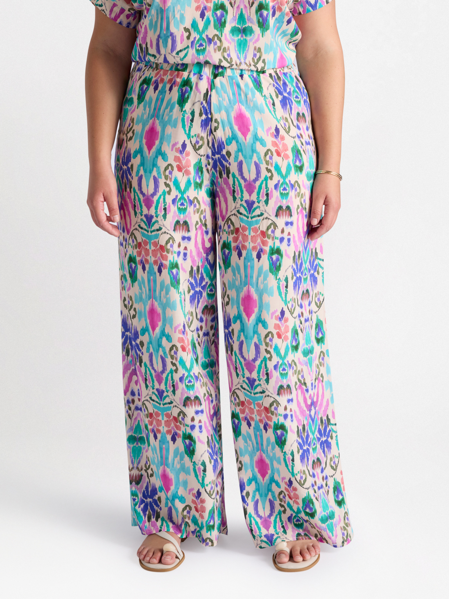 Pantalon imprimé, FIORELLA RUBINO
