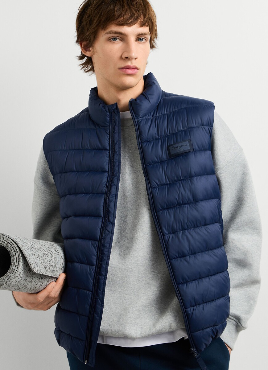 Doudoune courte col montant, mi-saison, PEPE JEANS