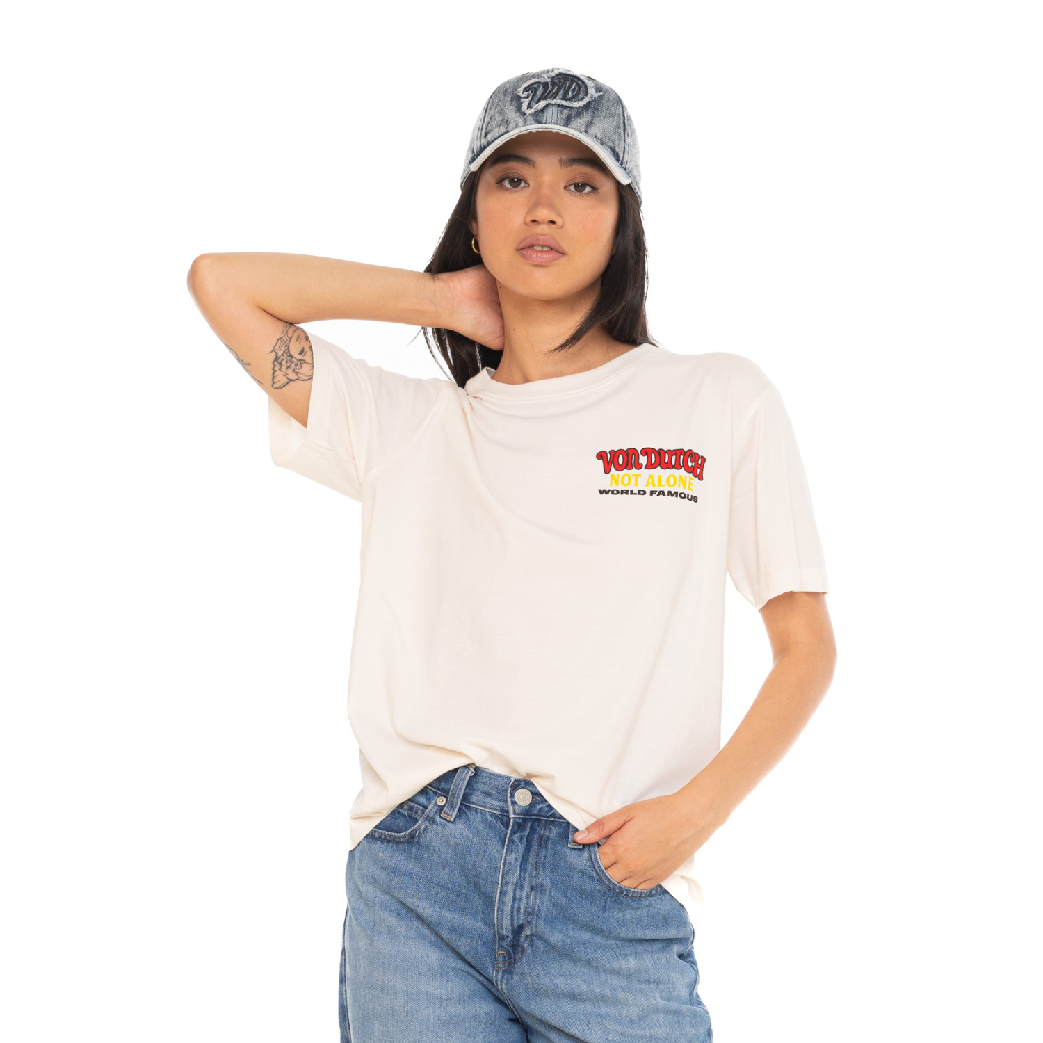 Tee Shirt coton FACE, VON DUTCH