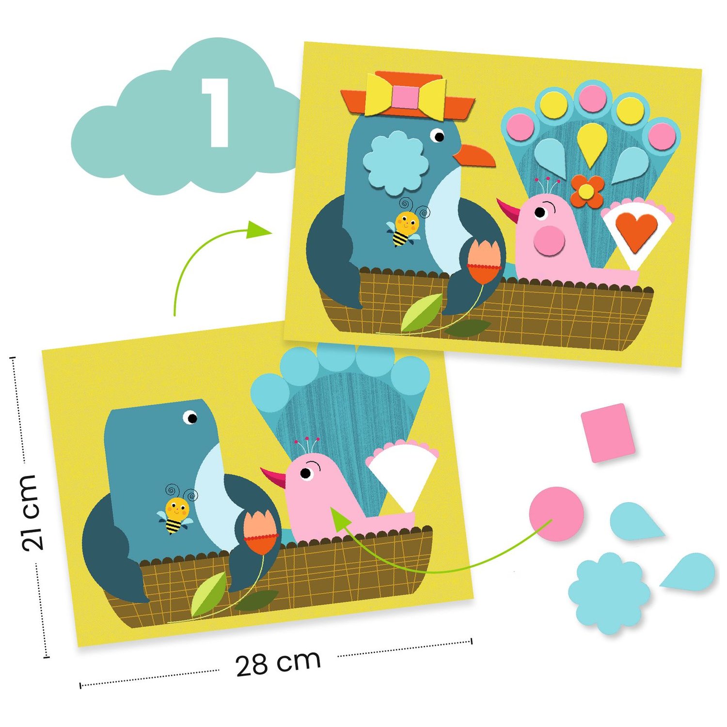 Coffret multi-activités Le chat et ses amis, DJECO