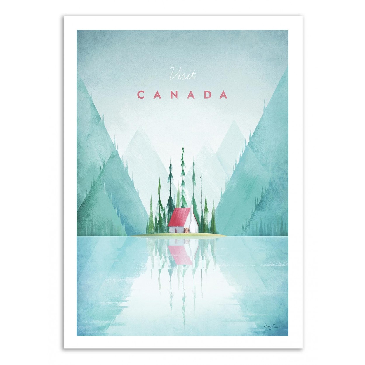 Affiche d'art - Visit Canada - Henry Rivers, WALL EDITIONS
