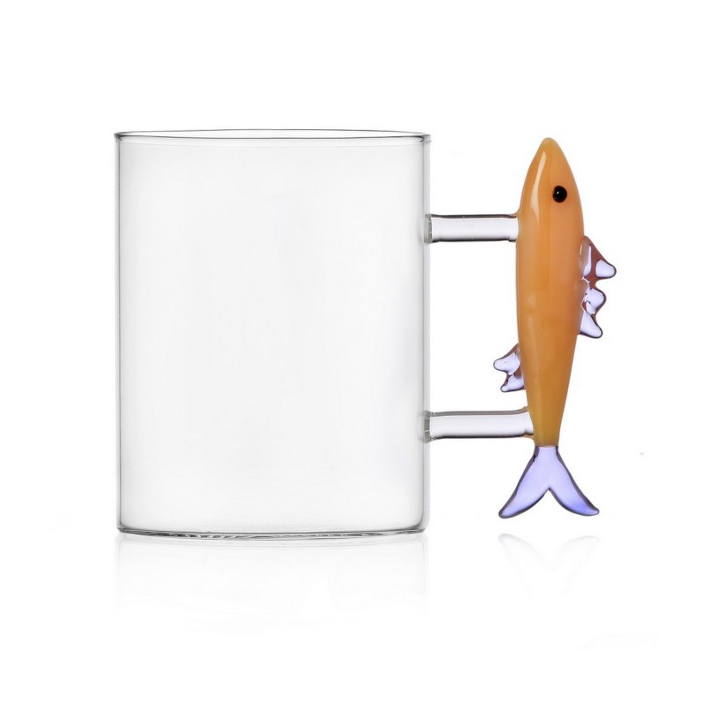 Mug poisson verre design MARINE GARDEN, ICHENDORF