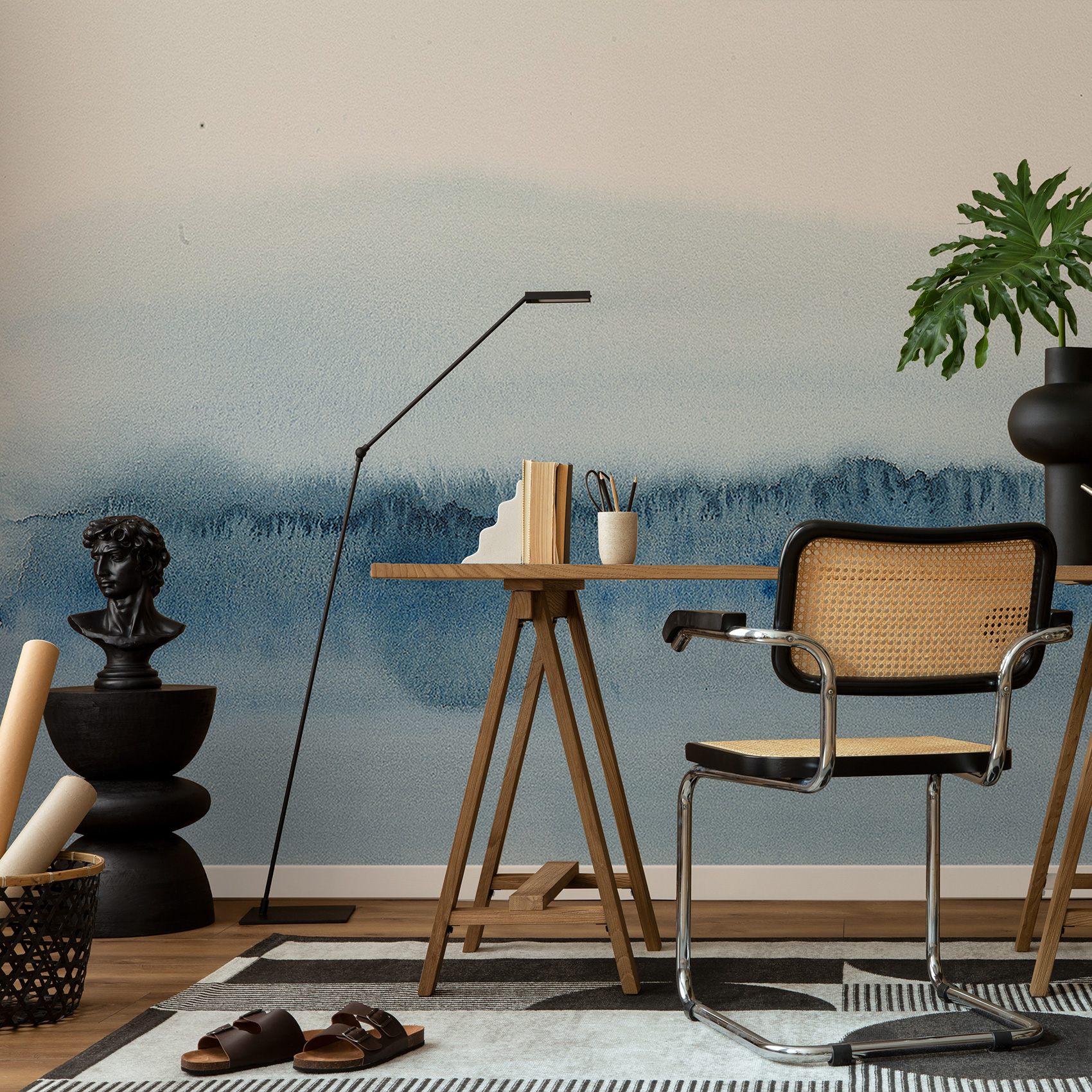Papier peint panoramique Aurore,  150 x 250cm, ACTE DECO