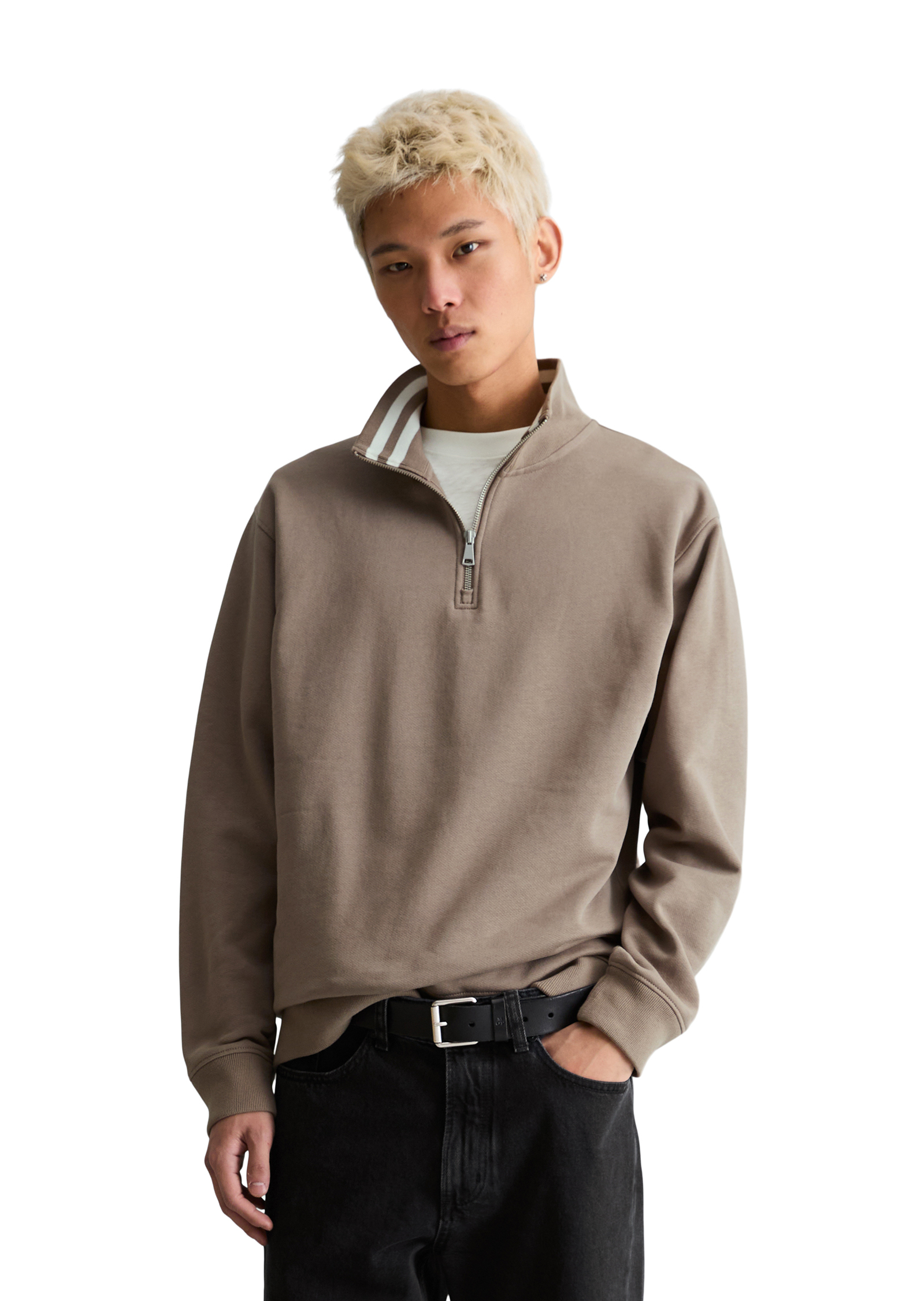 Sweat-Troyer relaxed en coton bio, MARC O’POLO DENIM