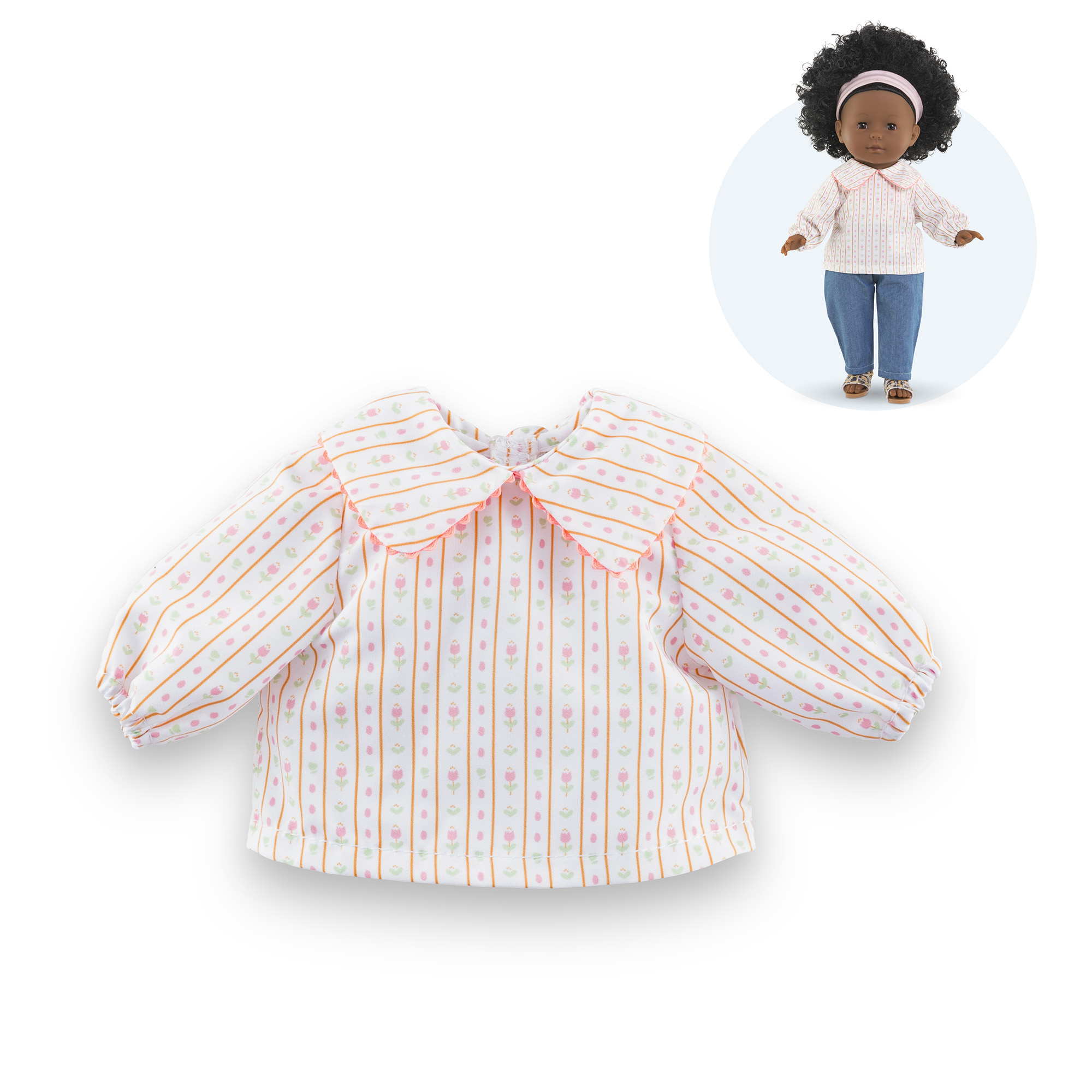 Blouse Tulipes pour poupée ma Corolle, COROLLE