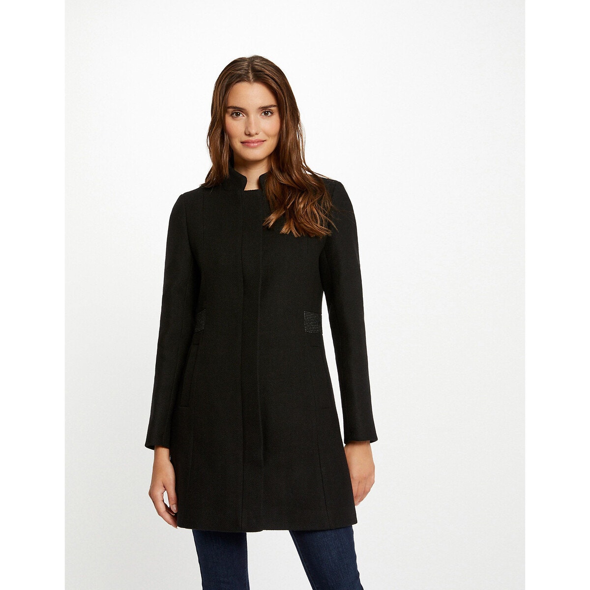 Manteau femme hotsell cintré noir