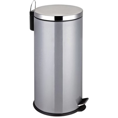 30L Grey Stainless Steel Pedal Bin SO'HOME