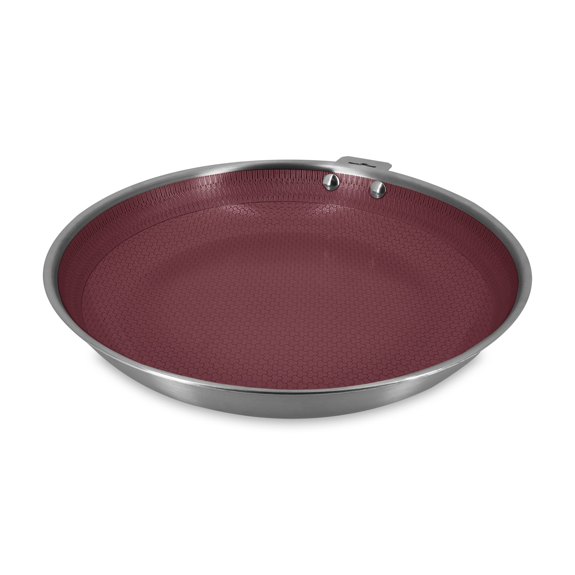 Poêle 30cm en acier inoxydable, AGLAE, MENASTYL