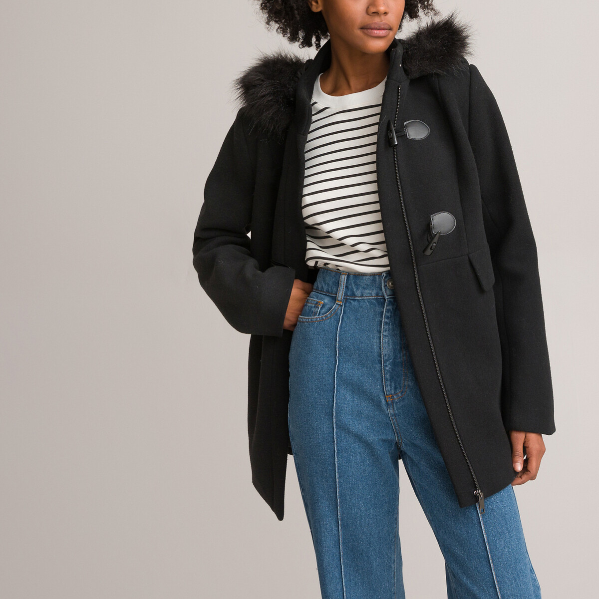 Duffle coat a capuche