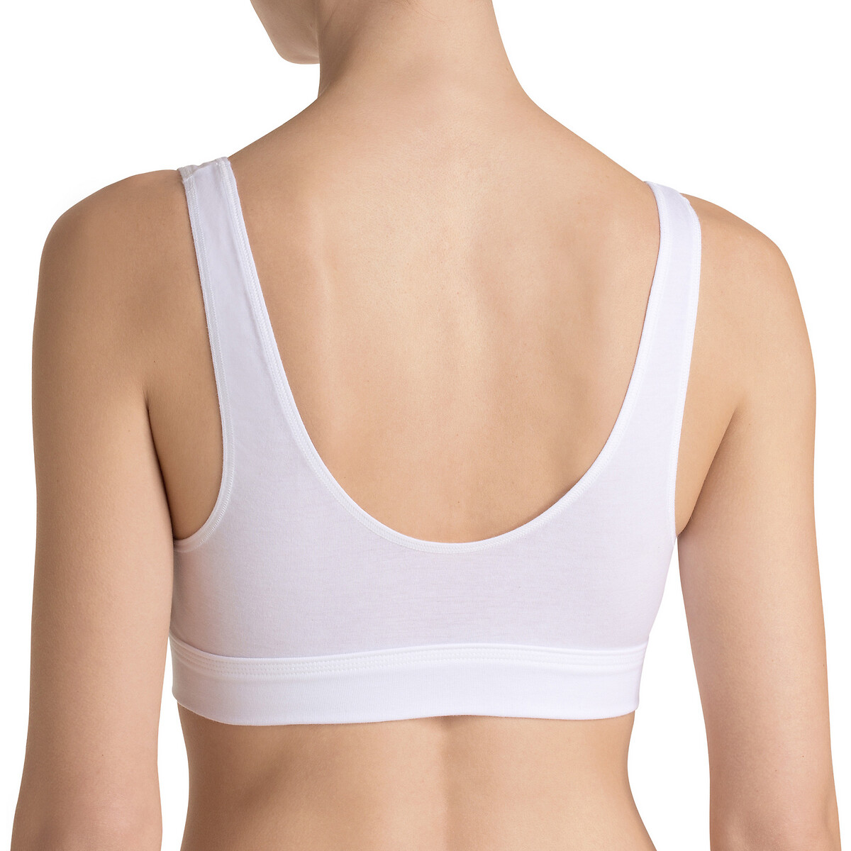 Pack of 2 Double Comfort Sports Bras in Cotton