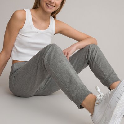 Cotton Mix Running Joggers, 10-16 Years LA REDOUTE COLLECTIONS