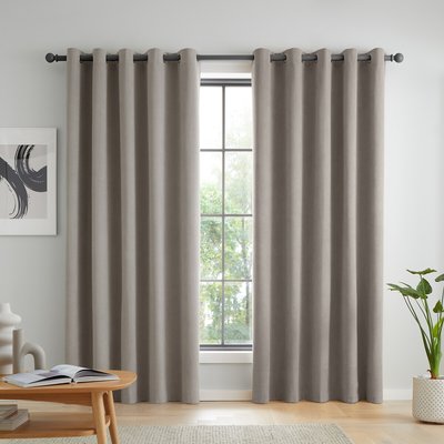 Plain Blackout Thermal Curtains CATHERINE LANSFIELD