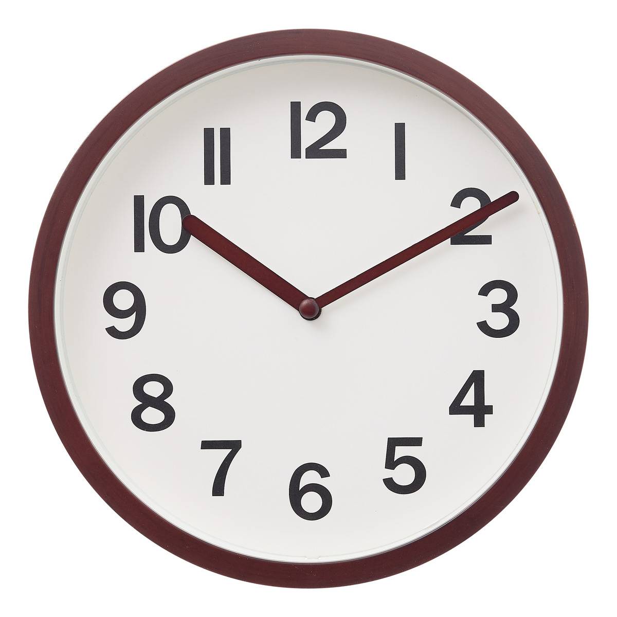Horloge murale classique effet bois LOLY, ATMOSPHERA