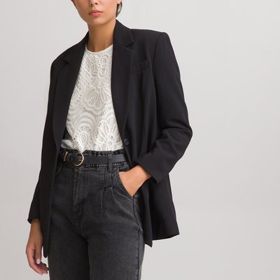 Recycled Long Oversized Blazer in Loose Fit LA REDOUTE COLLECTIONS