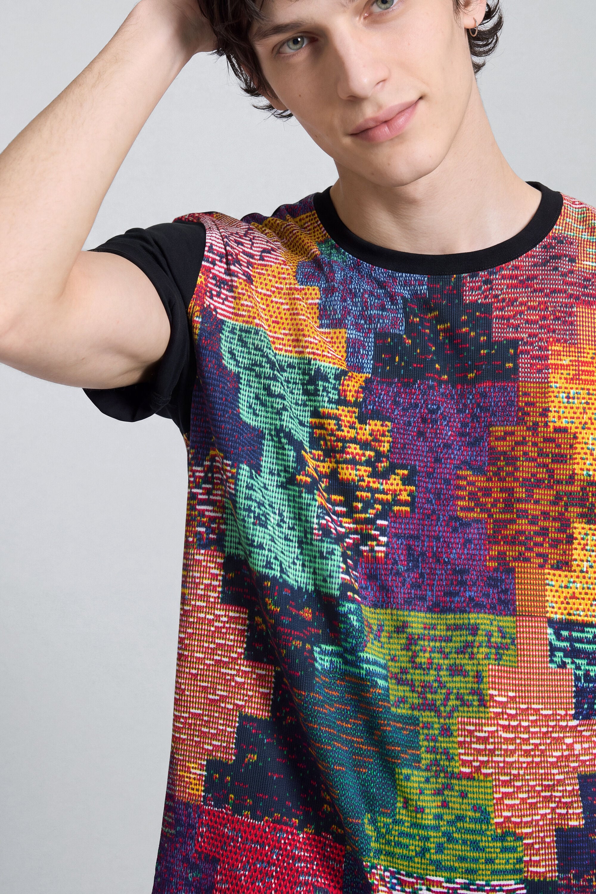 T-shirt à manches courtes imprimé, DESIGUAL