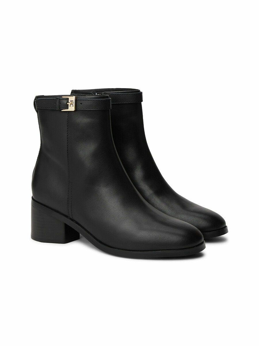 Tommy Hilfiger Botines de tacón de piel