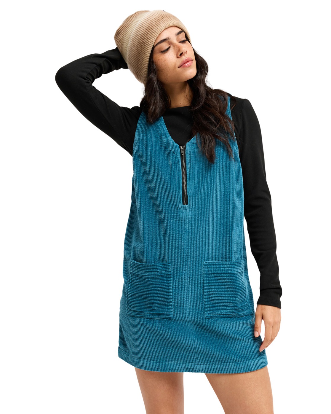 Robe mini sans manches à col en V WILD TIDE., ROXY