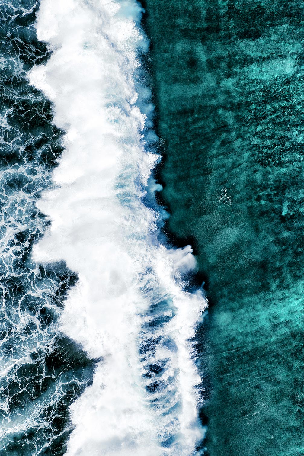 Tableau de mer vague verte, HEXOA