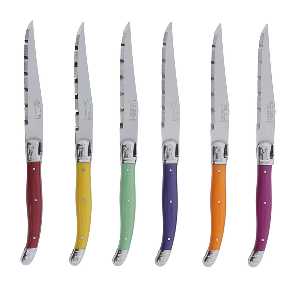 Lot De 6 Mini Couteaux Artistiques De Couleurs Assorties - Lame Télescopique (1,2 Cm), Pour Ouvrir Lettres, Couper Papier, Portable Avec Trou Pour Clés