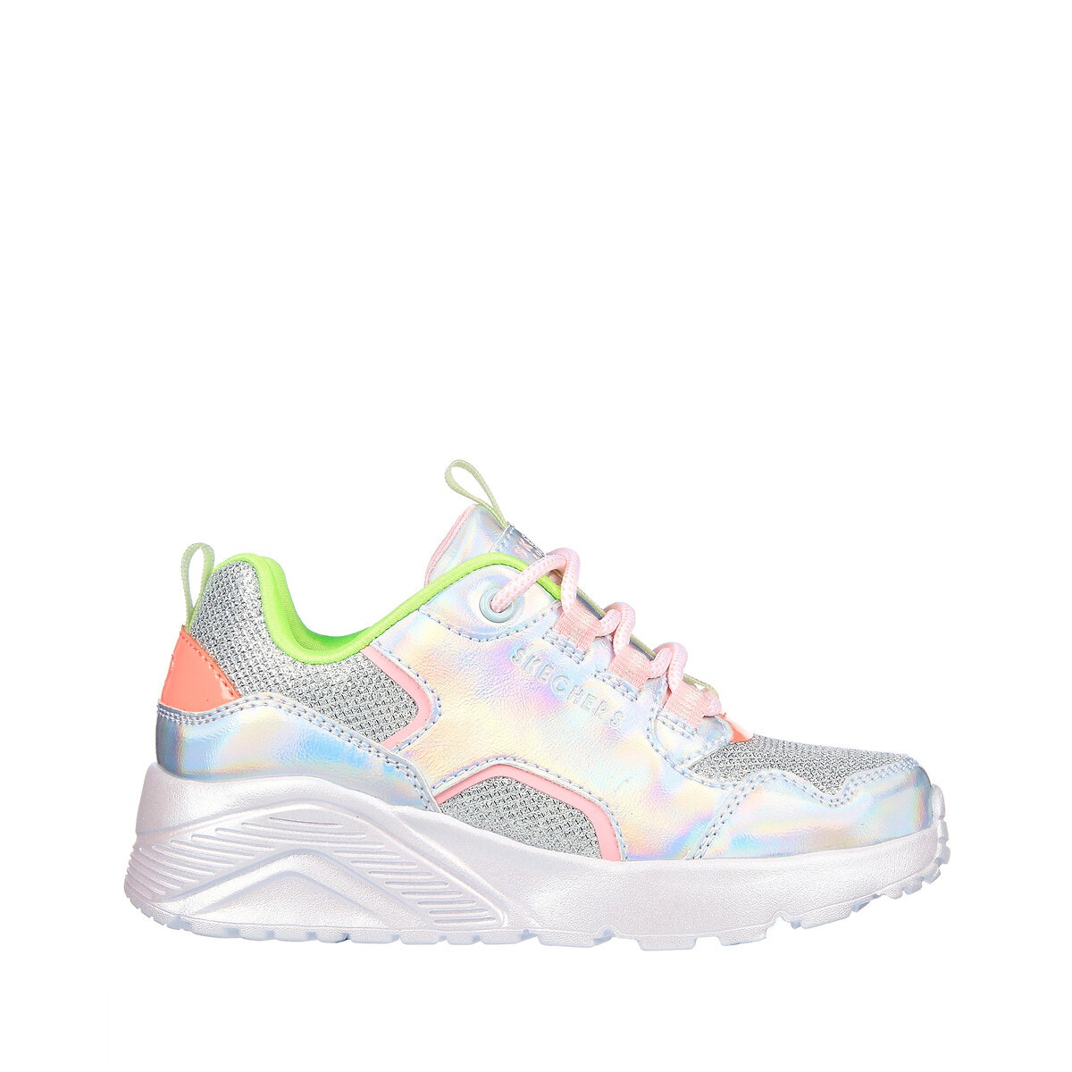 Basket skechers femme argent deals
