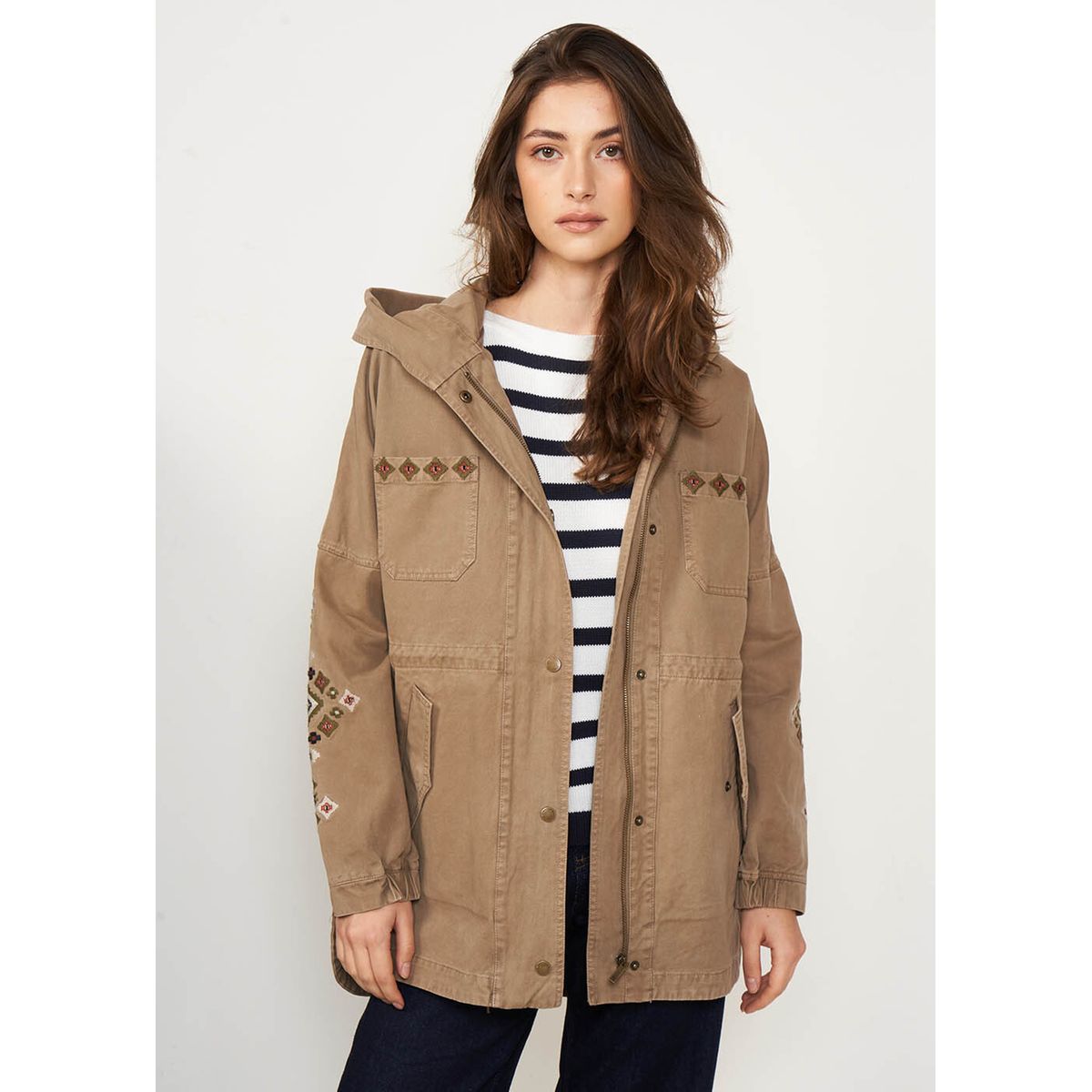 Parka femme sans capuche La Redoute