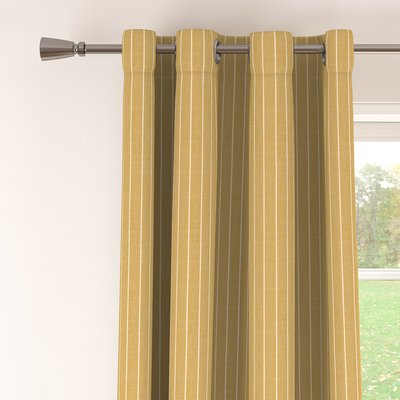 Sailing Stripe Soft Woven Blackout Eyelet Pair of Curtains SO'HOME